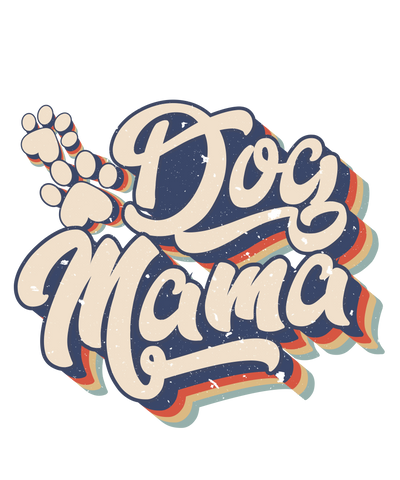 Retro Dog Mama Design - DTF Ready To Press - DTF Dallas 