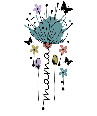 Floral Mother's Day Design DTF-Ready Press (V2) | DTF Dallasf - DTF Dallas 