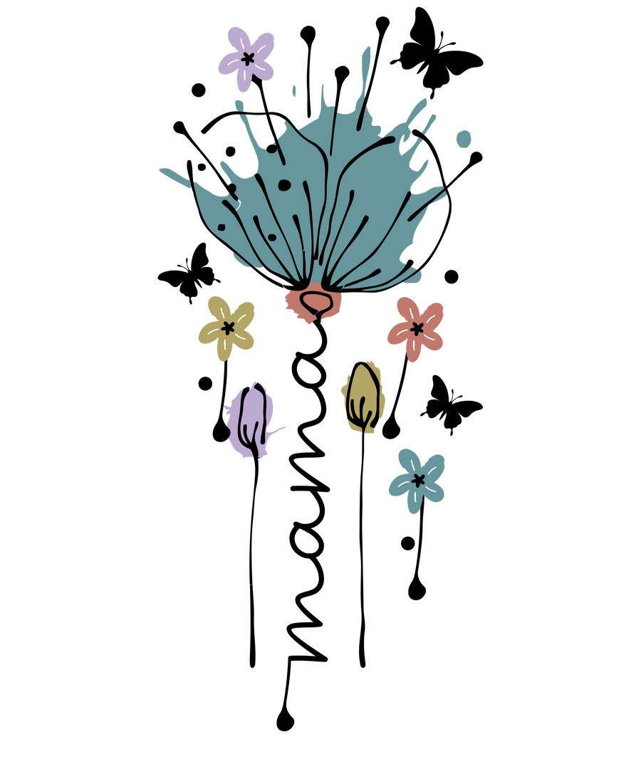 Floral Mother's Day Design DTF-Ready Press (V2) | DTF Dallasf