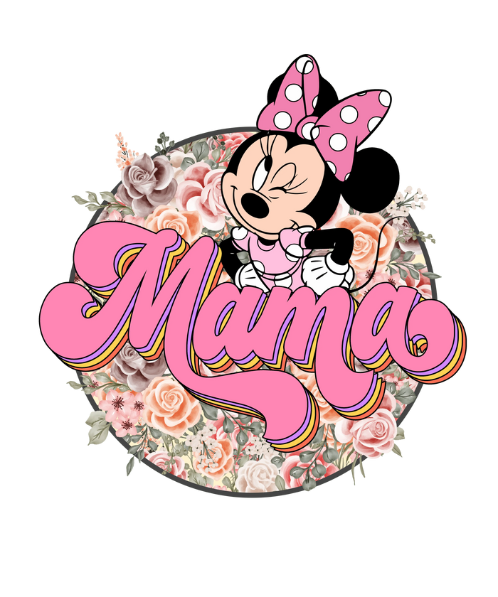 Lovely Mama Minnie pressed on a garment