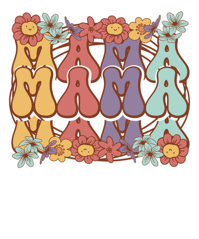 Floral Mama Design DTF-Ready to Press | DTF Dallas - DTF Dallas 