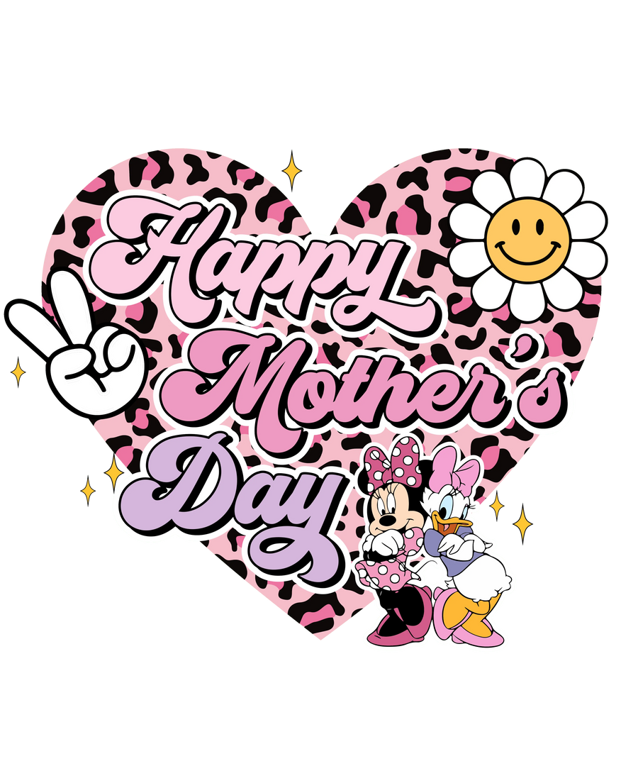 Disney Happy Mother's Day Design - DTF Ready To Press