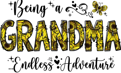 Being a Grandma Design DTF-Ready to Press (V1) | DTF Dallas - DTF Dallas 