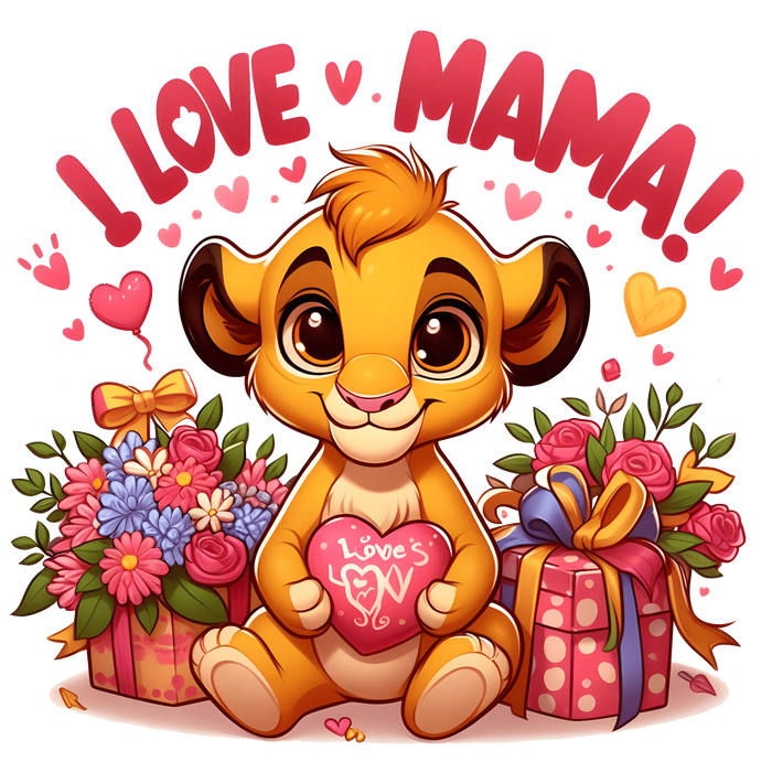 Lovely Mama Design pressed on a garment