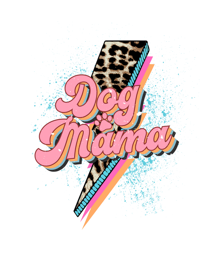 Cool Dog Mom Design - DTF Ready To Press