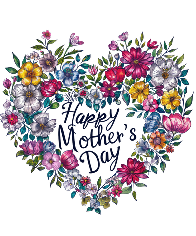 Happy Mother's Day Design DTF-Ready Press (V6) | DTF Dallas - DTF Dallas 