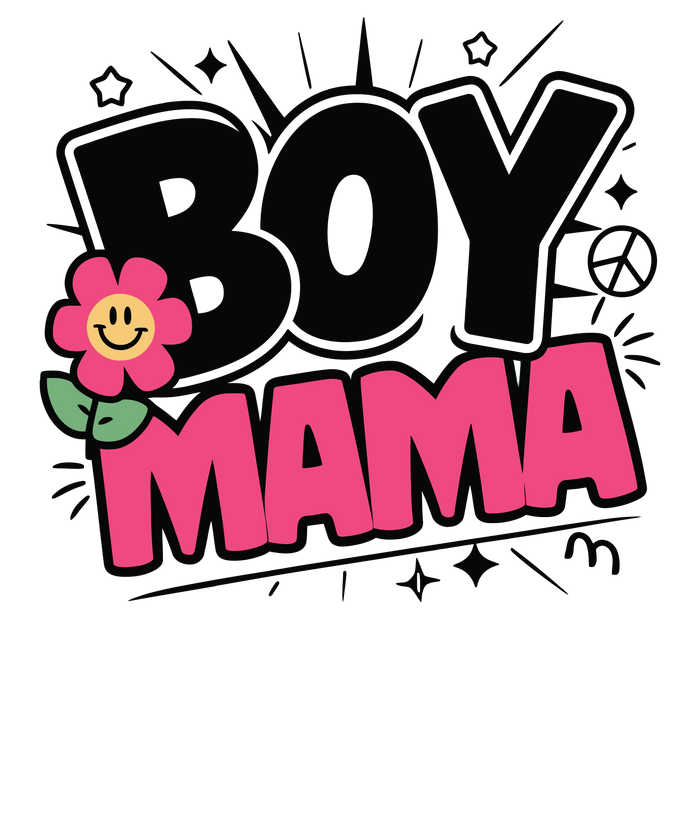 Boy Mama Design  (V1) pressed on a garment
