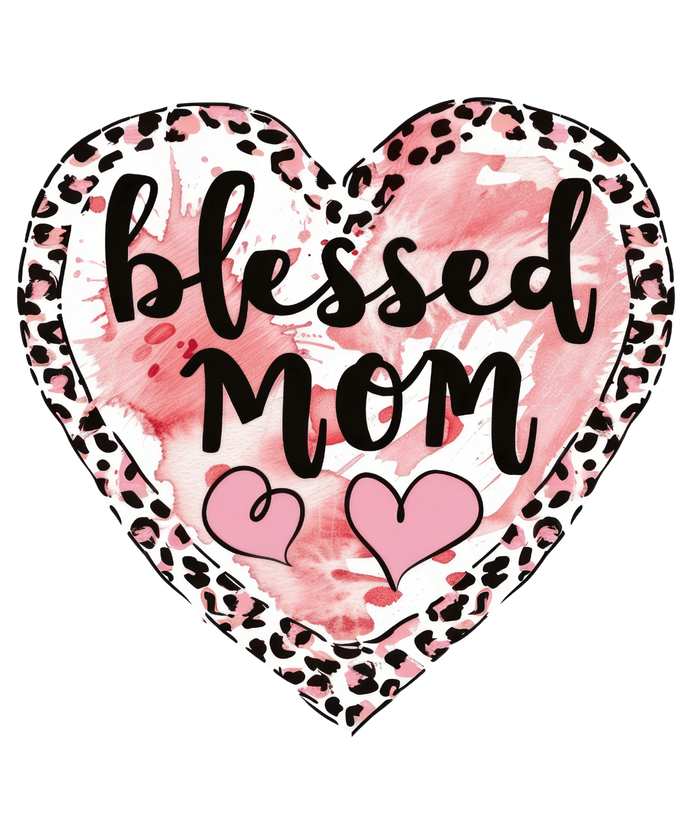 Blessed Mom Design  (V3) pressed on a garment
