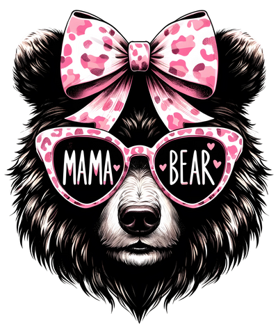 Mama Bear DTF Design - Ready to Press V2 | DTF Dallas - DTF Dallas 
