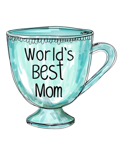 World's Best Mom Design - DTF Ready to Press V2 | DTF Dallas - DTF Dallas 