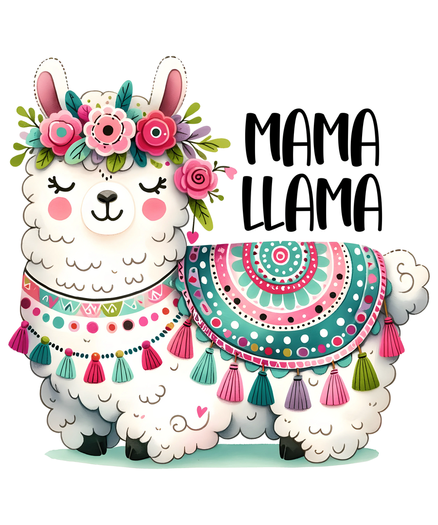 Mama Llama Design - DTF Ready To Press