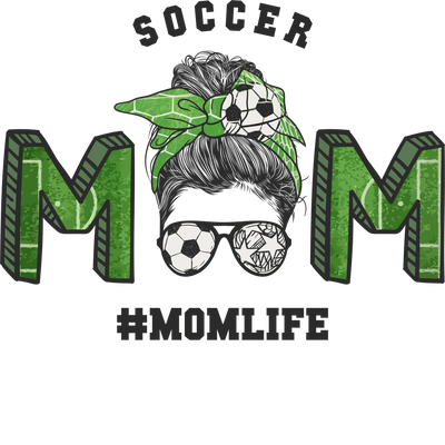 Cool Soccer Mom Design - DTF Ready To Press - DTF Dallas 