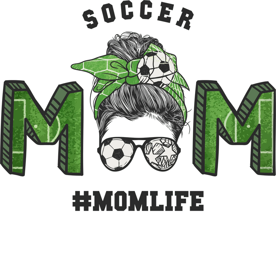 Cool Soccer Mom Design - DTF Ready To Press