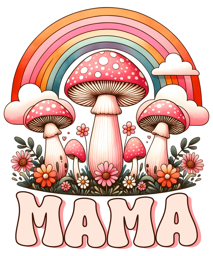 Cute Mom Design pressed on a garment