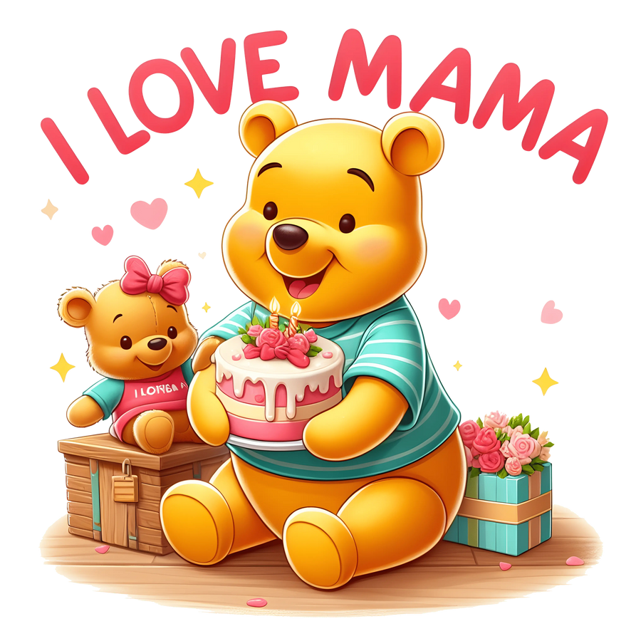 Winnie the Pooh Mother's Day Design | DTF Dallas