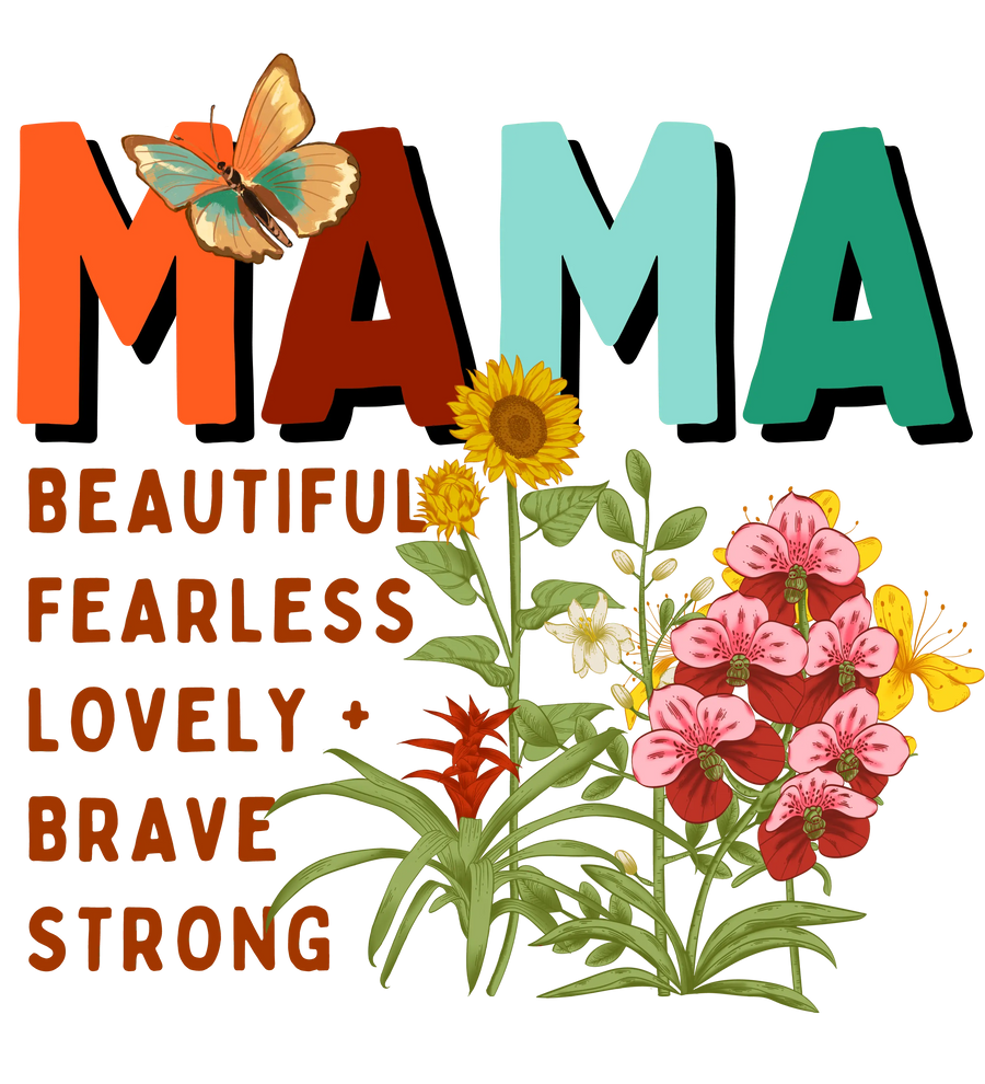 Brave Mama DTF Design - Ready to Press | DTF Dallas