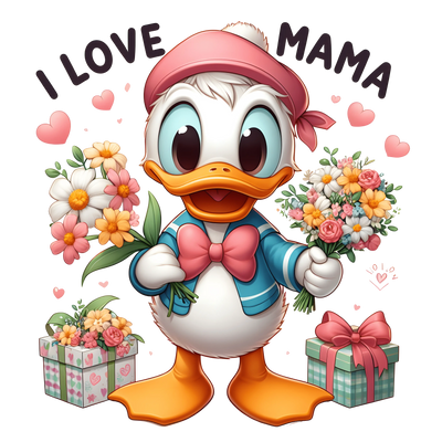 Daisy Duck Mother's Day Design Ready to Press | DTF Dallas - DTF Dallas 
