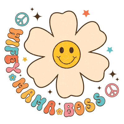 Floral Wifey Mama Boss Design - DTF Ready To Press - DTF Dallas 