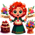 Disney Cute Merida Mother's Day Design | DTF Dallas