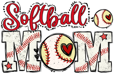 Softball Mother DTF Design - Ready to Press | DTF Dallas - DTF Dallas 
