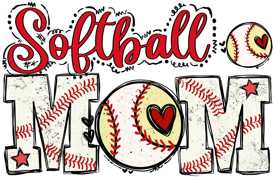 Softball Mother DTF Design - Ready to Press | DTF Dallas