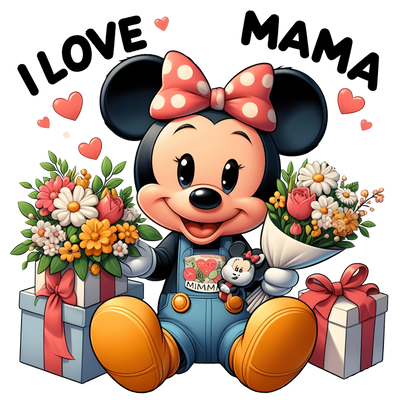 Lovely Mama Minnie DTF Design Ready to Press V1 | DTF Dallas - DTF Dallas 