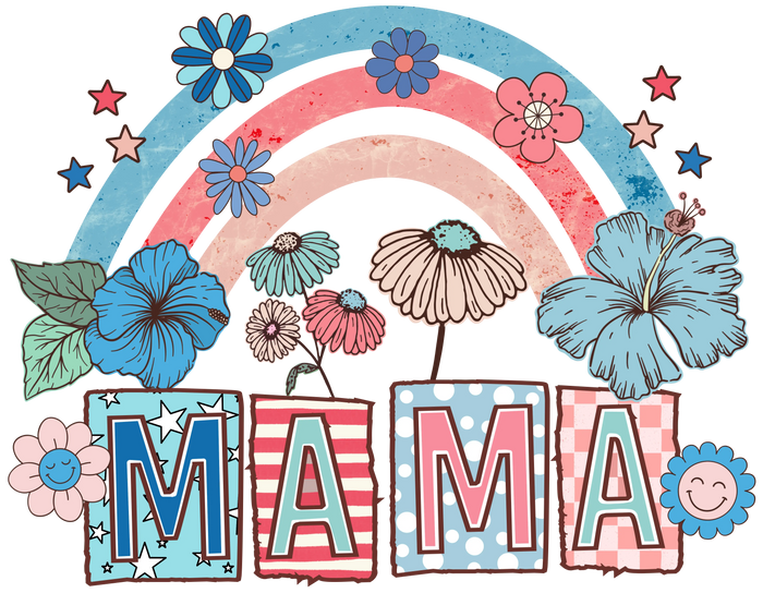 Cool Mama Design  (V2) pressed on a garment