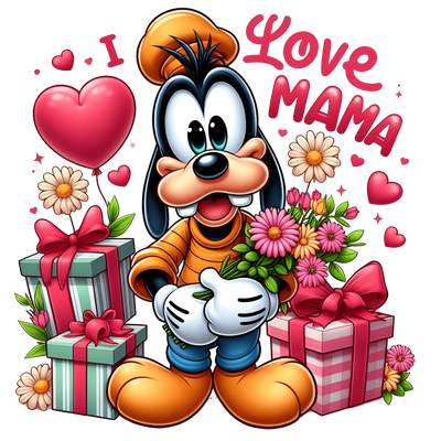 I Love Mama Design DTF-Ready to Press (V1) | DTF Dallas - DTF Dallas 