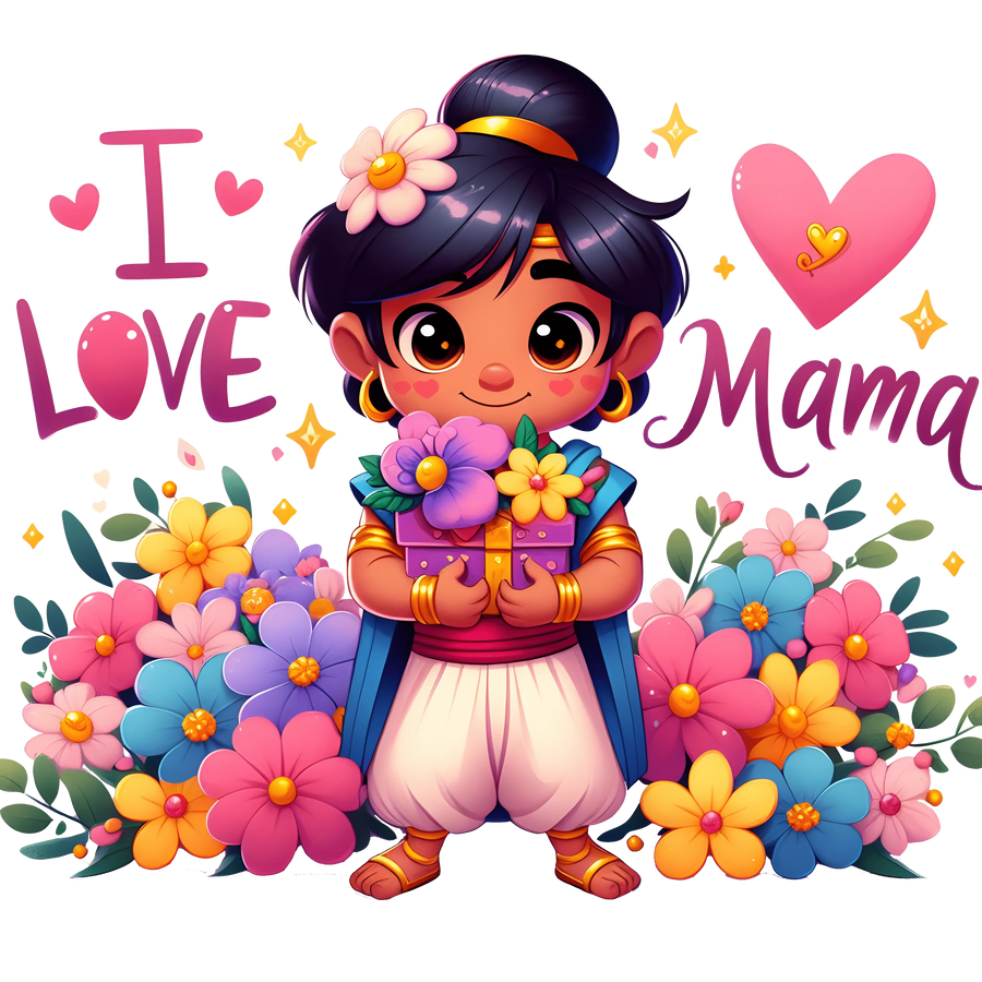 I Love Mama Design DTF-Ready to Press | DTF Dallas