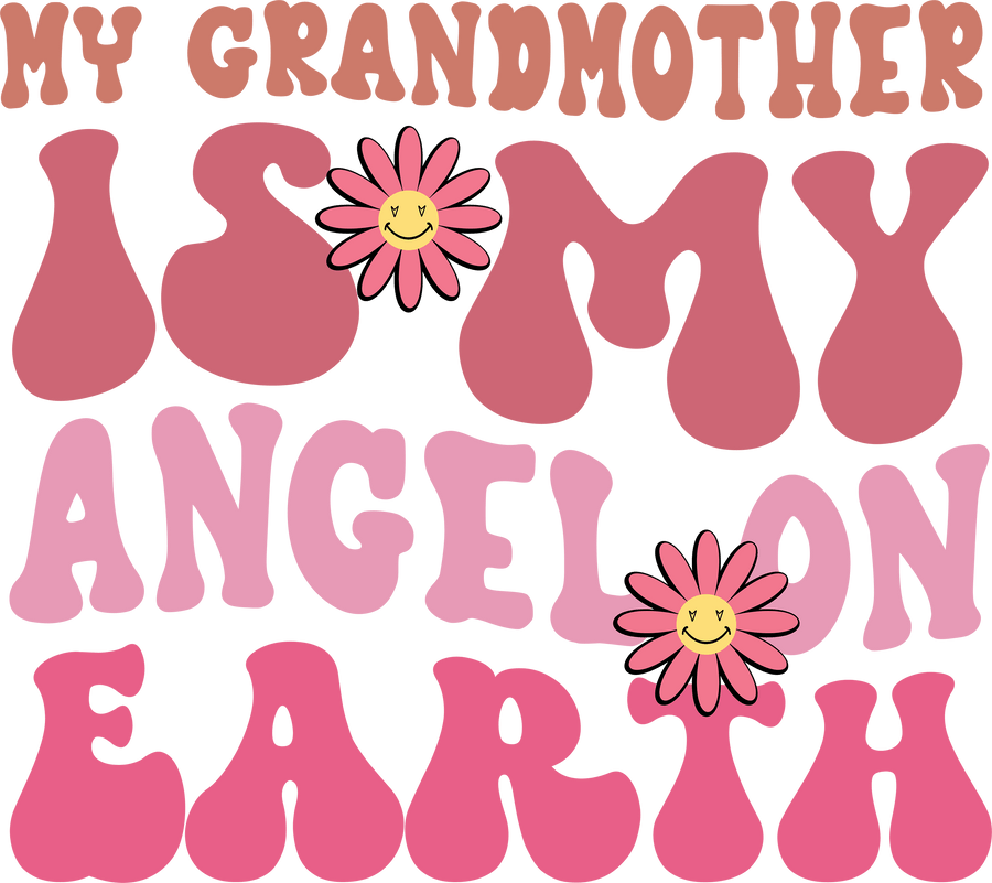 Cute Grandmother Design - DTF Ready To Press