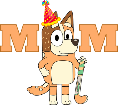 Mother's Day Bluey Design - DTF Ready To Press - DTF Dallas 