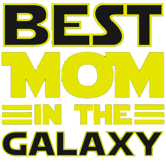 Best Mom In The Galaxy Design pressed on a garment