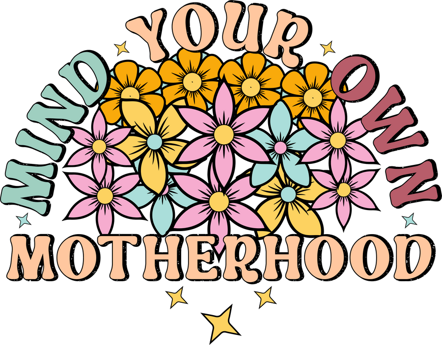 Funny Motherhood Design - DTF Ready To Press