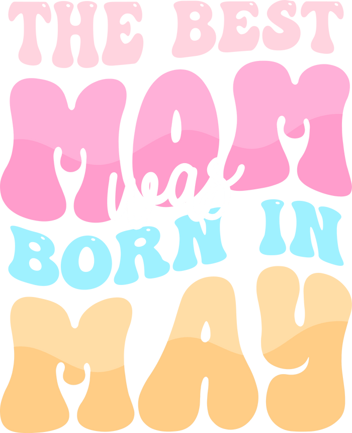 The Best Mom Design pressed on a garment