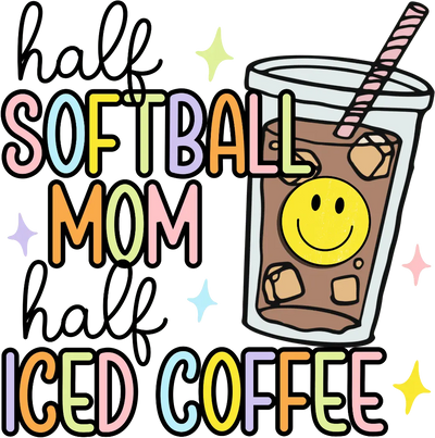 Funny Softball Mom Design - DTF Ready To Press - DTF Dallas 