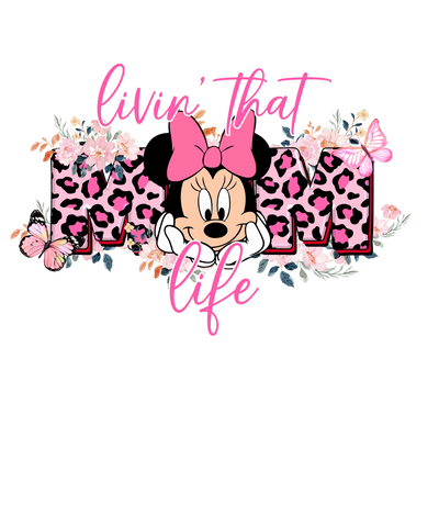 Livin' That Mom Life DTF Ready to Press | DTF Dallas - DTF Dallas 