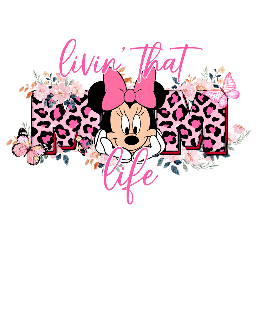 Livin' That Mom Life DTF Ready to Press | DTF Dallas
