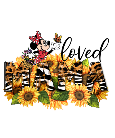 Loved Mama Design - DTF Ready To Press - DTF Dallas 