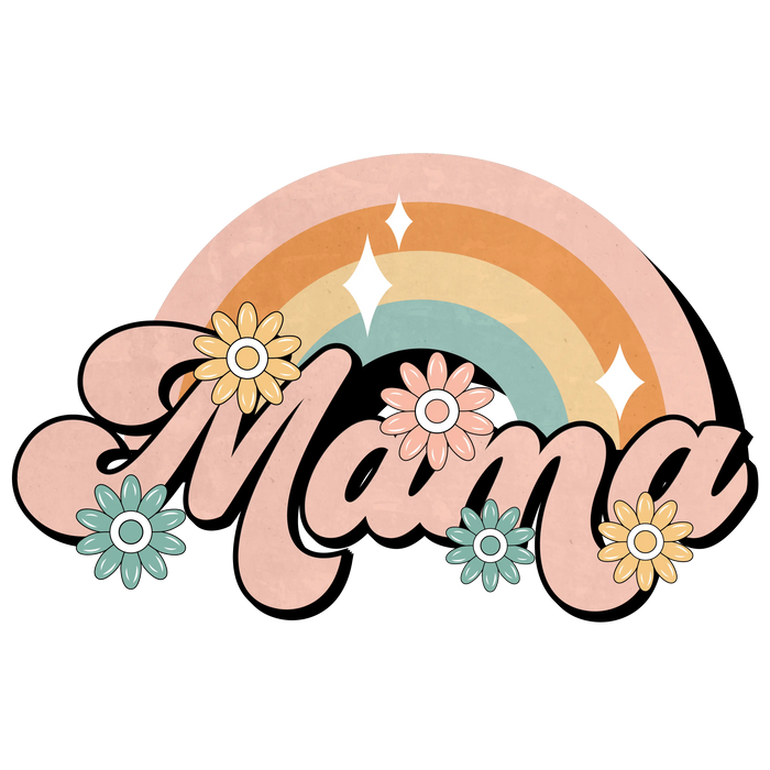 Pregnancy Reveal Mama Design pressed on a garment