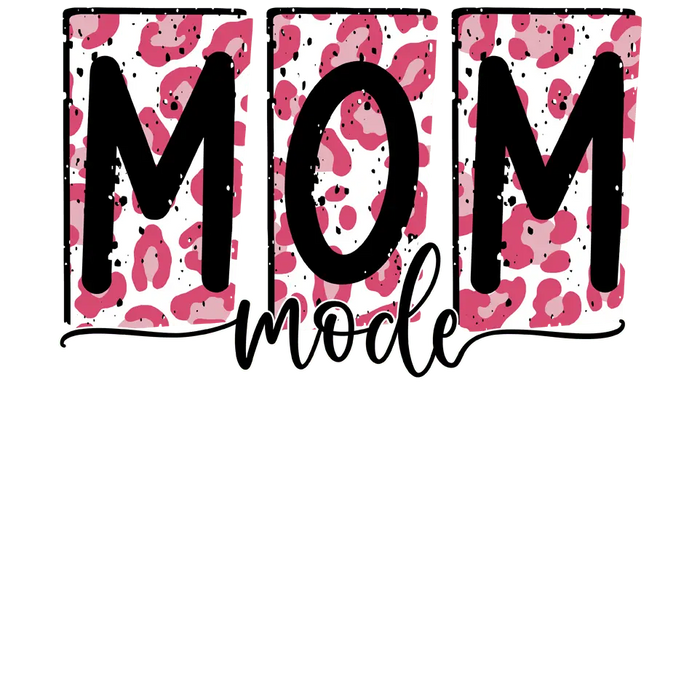 Cute Mom Mode Design pressed on a garment