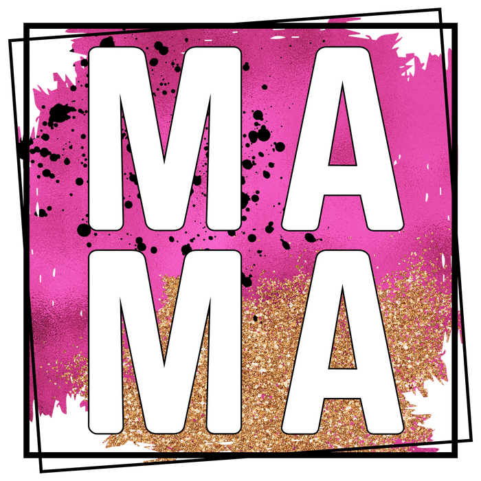 Mama Mode pressed on a garment