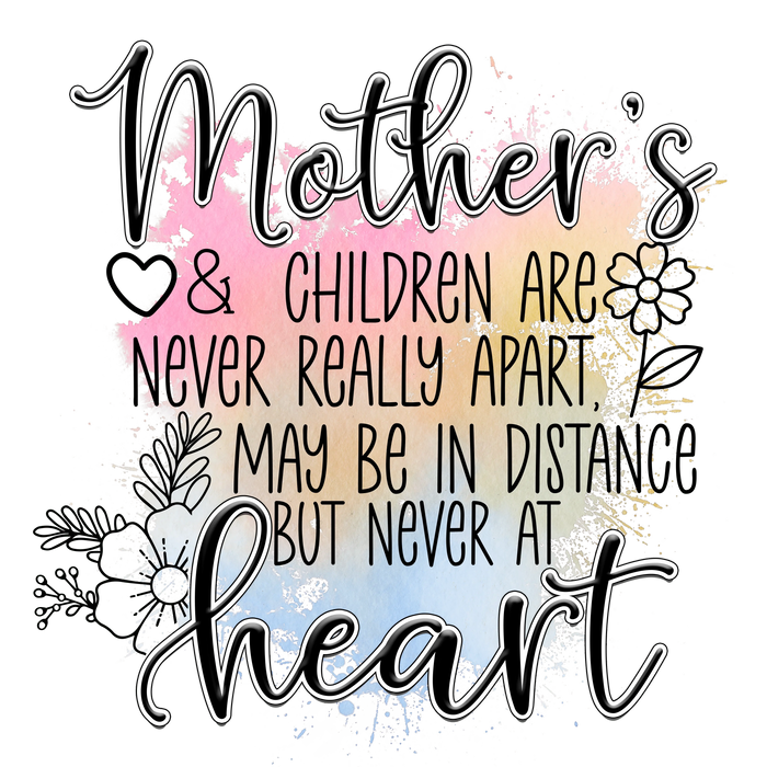 Cute Mother’s Day Design pressed on a garment