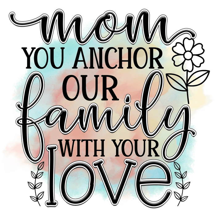 Cute Mama Design pressed on a garment
