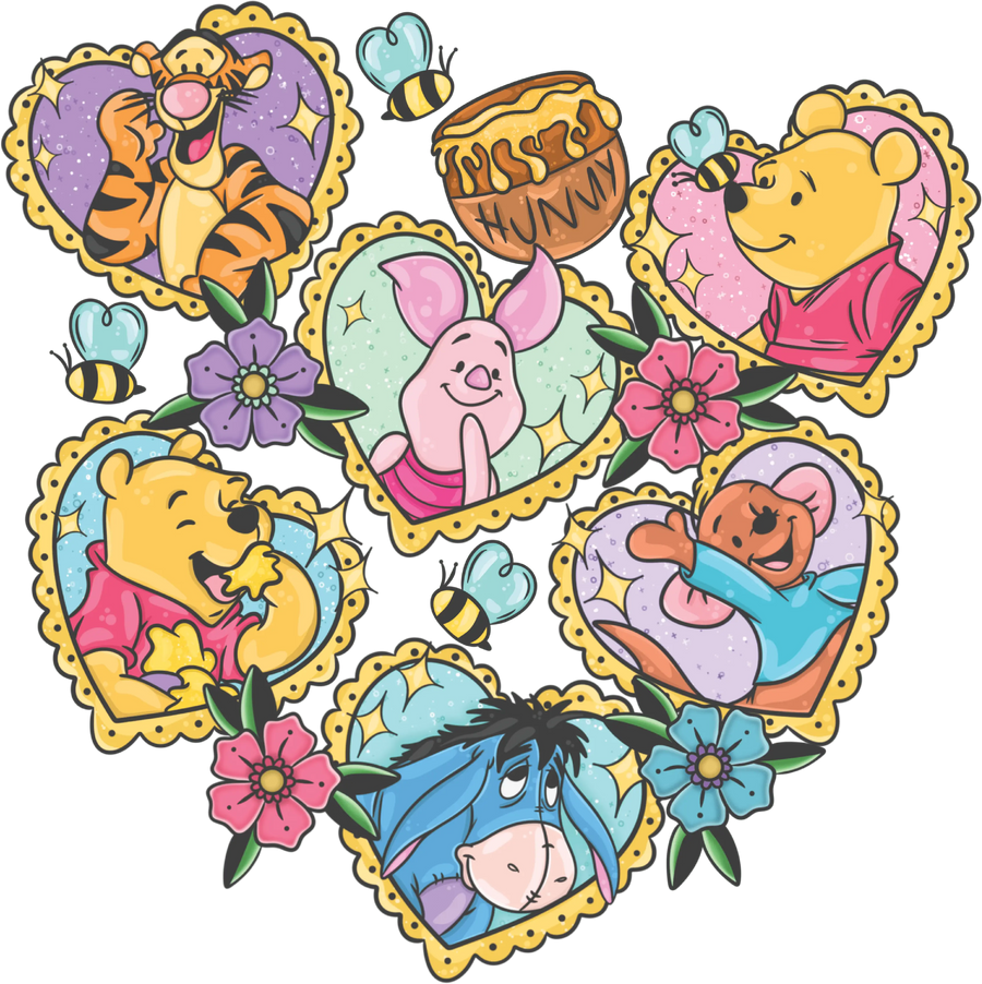 Copy of Winnie the Pooh and Friends Design | DTF Dallas