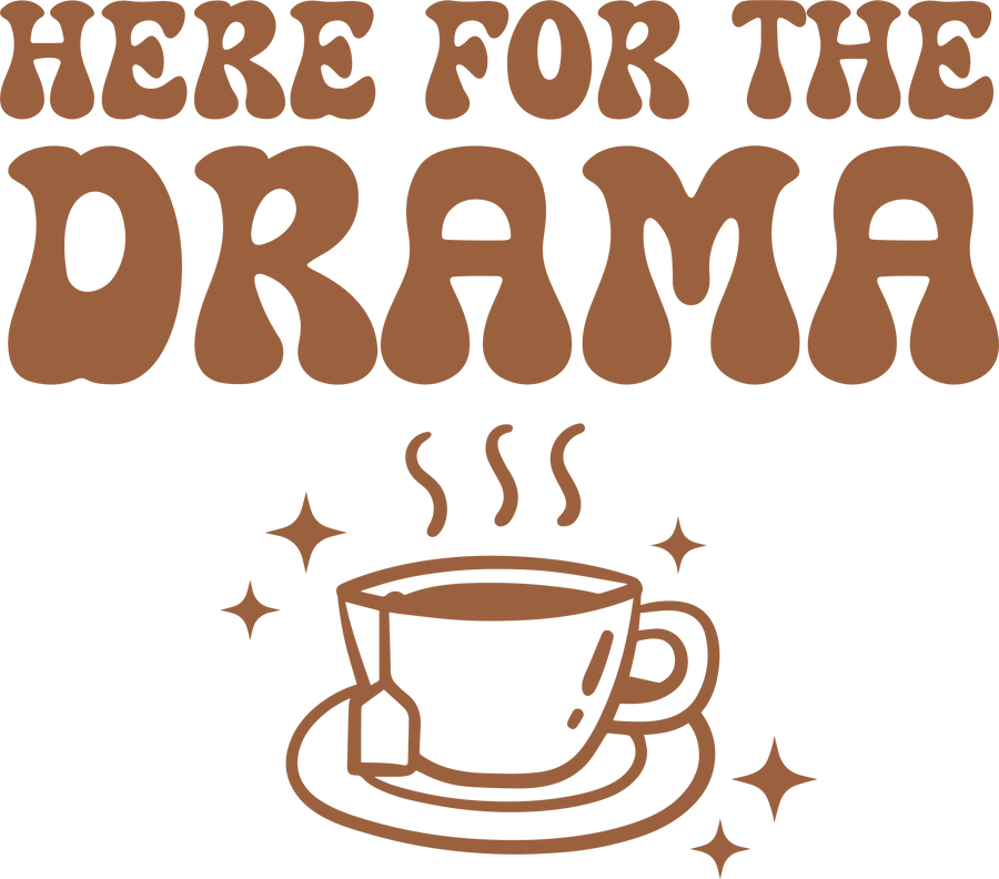 Thanksgiving Here For The Drama Apple Pie Design  | DTF Dallas