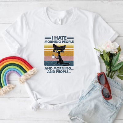 I Hate Morning People Shirt (Unisex) - DTF Dallas 