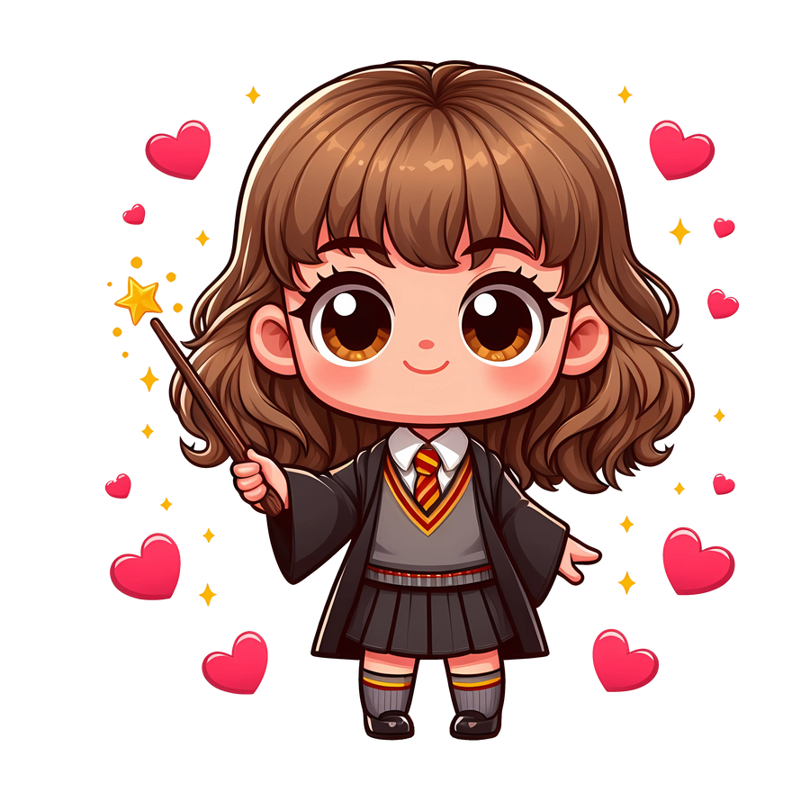 Harry Potter Hermione Granger Valentine Design | DTF Dallas