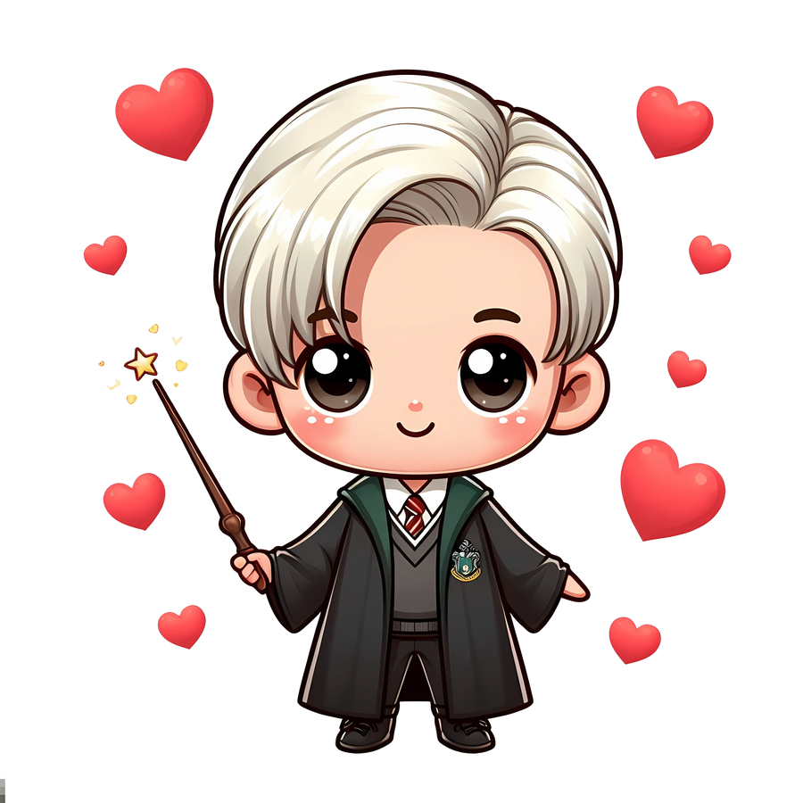 Harry Potter Draco Malfoy Valentine's Design | DTF Dallas
