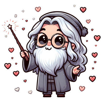 Harry Potter Albus Dumbledore Valentine Design | DTF Dallas - DTF Dallas 