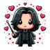 Harry Potter Severus Snape Valentine Design | DTF Dallas